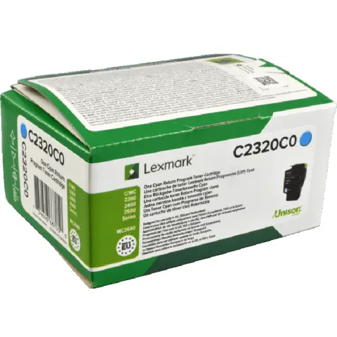 Toner Lexmark C2320C0 Cyan do drukarek (Oryginalny) [1k]